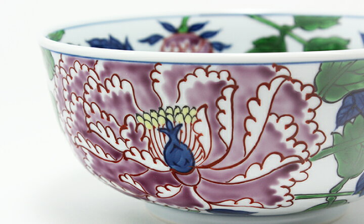 楽天市場】【ふるさと納税】源右衛門窯 染錦紫牡丹絵 麺鉢 器 食器 鉢 