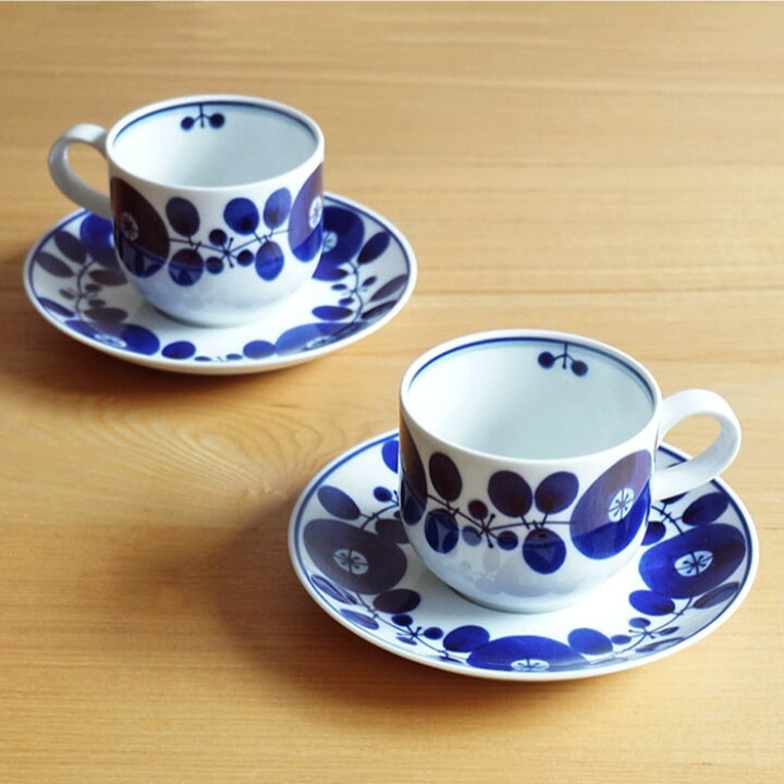 カップ&ソーサーティー&コーヒーブルームBLOOM 白山陶器5客セット①