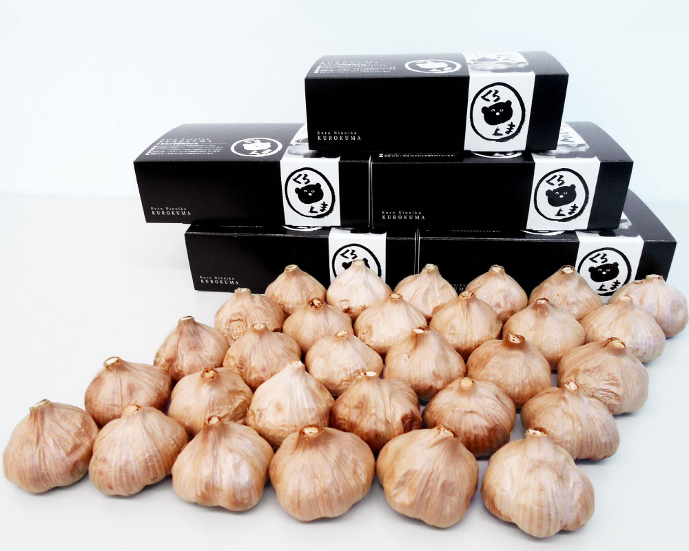 熟成 黒にんにく L球6個×4箱 青森県産 ホワイト6片種使用 - 野菜、果物