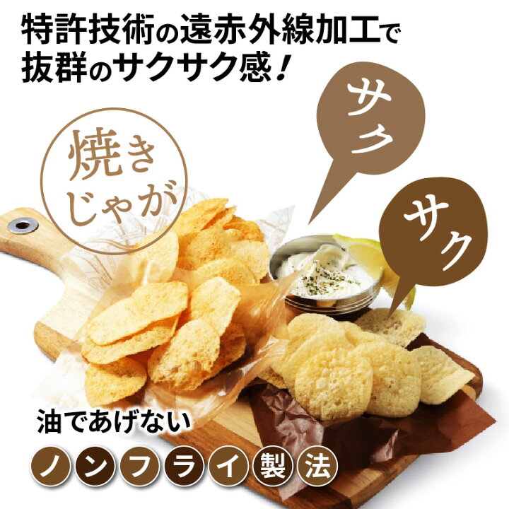 楽天市場 ふるさと納税 揚げないポテチ焼きじゃが うすしお味 12袋 大分県国東市
