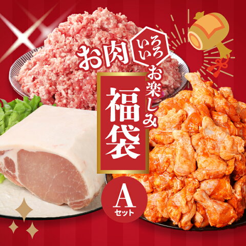 【ふるさと納税】福袋 木城町 お肉いろいろお楽しみセットA...