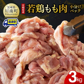 【ふるさと納税】】【発送月が選べる】【小分け】宮崎県産若鶏　もも肉計3kg（250g×12袋） - 肉 鶏 鶏肉 国産 モモ もも 若鳥 カット済み 小分け ふるさと納税 モモ肉 便利 簡単 真空パック 九州産 鳥 唐揚げ 小分け 使いやすい 便利