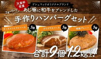 【ふるさと納税】注文後シェフが手づくり!人気の安全ソースインハンバーグ