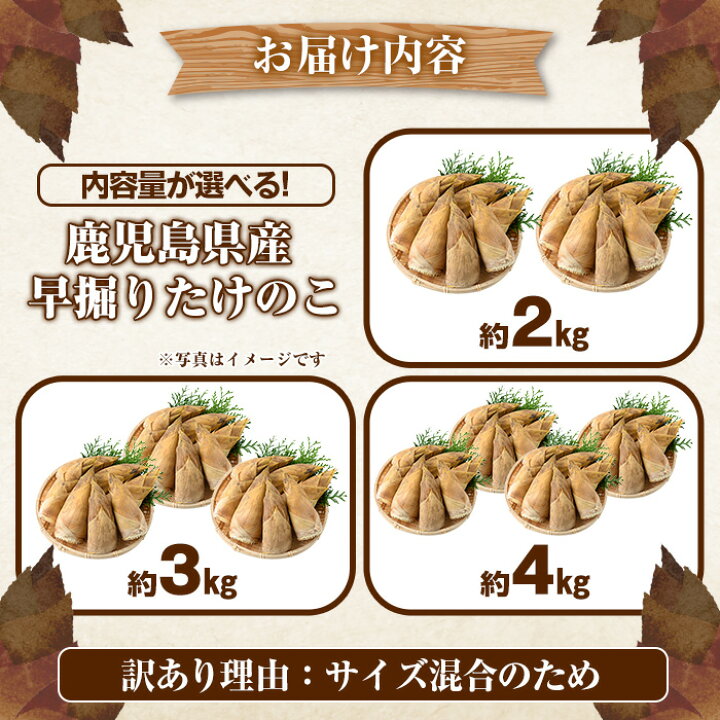 楽天市場】【ふるさと納税】＜内容量が選べる＞訳あり！鹿児島県産 早  