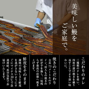 【ふるさと納税】うなぎ生産量日本一の鹿児島県産!熟練の技が冴える柳沢養鰻の鰻合計3尾<計480g以上>【柳沢養鰻】B0-051