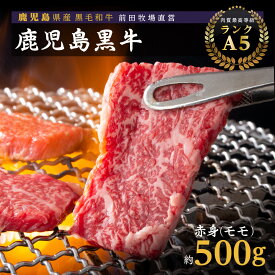 【ふるさと納税】 鹿児島県産 黒毛和牛 赤身（ モモ ） 焼肉 用 | 焼き肉 もも肉 牛モモ モモ肉 美味しい 和牛 高級 黒牛 牛肉 牛 肉 国産 赤身 鹿児島 大崎町 ふるさと 人気