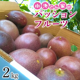 【ふるさと納税】【先行予約 2026年発送 】小池さん家の パッションフルーツ 約 2kg ( 20玉 以上 ） 果物 フルーツ くだもの 2キロ 沖縄 果実 南国フルーツ 沖縄県産 美味しい 甘い あまい 甘み 酸味 爽やか 産地直送 農家直送 産直 家庭用 沖縄県 糸満市 送料無料