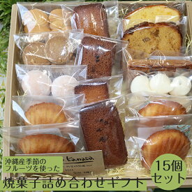 【ふるさと納税】cafe kanasaの焼菓子詰合せギフト15個