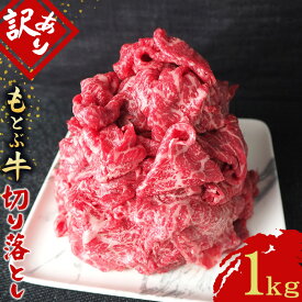 【ふるさと納税】もとぶ牧場 訳あり もとぶ牛切り落とし 1kg（500g×2P） ブランド 和牛 切落し 煮込み カレー すき焼き オススメ おすすめ 人気 沖縄 県産和牛 黒毛和牛 牛肉 牛 小分け 便利 わけあり ワケアリ グルメ 1000g
