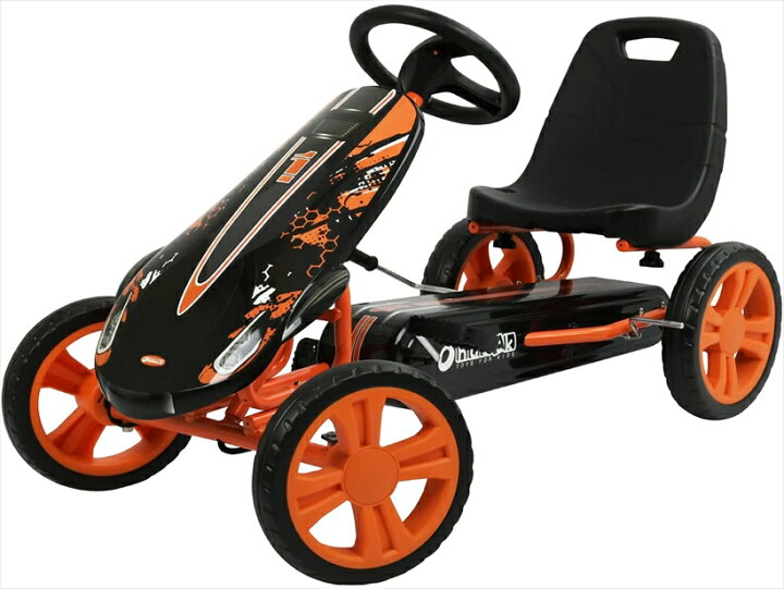 楽天市場 12月半ば入荷 予約 ドイツの名門ハウク スピードスター Hauck Speedster Orange ゴーカート ペダルカー 乗車カー 乗用玩具 乗用おもちゃ 乗り物 玩具 のりもの 海外 足こぎ 子供 用 女の子 男の子 外遊び 屋外 おしゃれ 誕生日プレゼント 贈り物 色