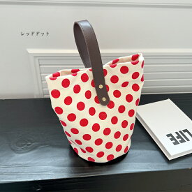 【 在庫一掃SALE 】 ハンドバッグ バケットバッグ ランチバッグ 散歩バッグ バケツ型 バッグ レディース かばん おしゃれ キャンバス キャンパス ミニバッグ 小さめ 軽量 韓国雑貨 使いやすい【ゆうパケット可】