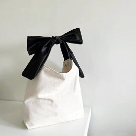 バッグ ショルダーバッグ ハンドバック 斜めがけ バック 長さ調節 マチ付き レディース キャンバス生地 りぼん かばん おしゃれ かわいい エコバッグ ミニバッグ A4 軽量 韓国雑貨 使いやすい【ゆうパケット可】