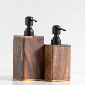 【 在庫一掃SALE 】詰め替えボトル おしゃれ ディスペンサー 海外インテリア ナチュラル雑貨 北欧インテリア シャンプー ハンドソープ 詰替 ソープディスペンサー 木目 ソープポンプ 詰替えボトル ハンドソープボトル 液体石鹸