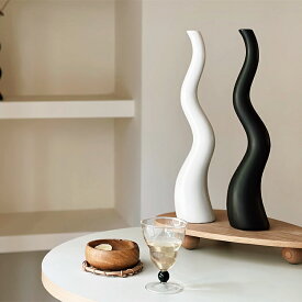 【 再販 】オブジェ 置物 花瓶 フラワーベース 一輪挿し 韓国インテリア 韓国雑貨 北欧 インテリア 陶器 モダン おしゃれ フラワースタンド フラワーポット 観葉植物 インテリア雑貨 玄関 リビング 和室 雑貨 ディスプレイ