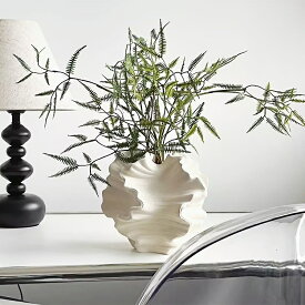 【 再販 】 オブジェ 置物 花瓶 フラワーベース いびつ 一輪挿し フラワーアレンジ ドライフラワー 海外インテリア 韓国雑貨 北欧 インテリア 陶器 おしゃれ フラワースタンド 観葉植物 玄関 リビング 和室 雑貨