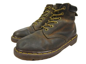 【中古】Dr.Martens/ドクターマーチン 6ホール レザーブーツ 焦げ茶 ENGLAND製 【UK 5】【あす楽対応】【古着屋mellow楽天市場店】