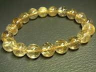 パワーストーン 天然石 タイチンルチル ルチルクォーツ 水晶ブレスレット 10.5mm 【Felistone】 TRB1369
