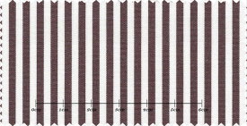 ロイヤルステージ ブラウン系 ストライプ メンズ オーダーシャツ 綿100％ ポリ00％ GIZA エジプトピュアコットン 100番手高級素材 【RCP】【 4921240418 】