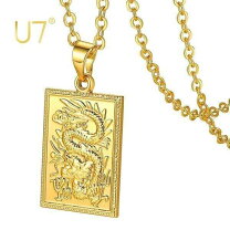 楽天市場】ゴールドドラゴンネックレスの通販 