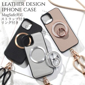 iphone �P�[�X ���U�[ �����O�t�� iphone17 iphone16 iphone15 iphone14 iphone13 MagSafe �}�O�Z�[�t �V�����_�[ �X�g���b�v �A�C�t�H�� 17 16 15 14 13 12 SE �����O 17pro 13mini se3 �X�g���b�v�t�� ���|�� �X�^���h ��