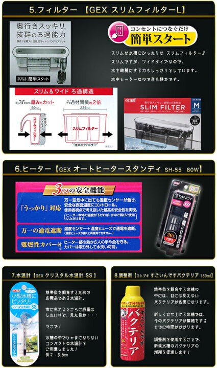 楽天市場 水槽セット スーパーset 13点 60cm 水槽セット 初心者のアクアリウム入門にピッタリ初めてでも必要な用品が揃っているから安心 新着 送料無料 水槽セット 飼育セット 水槽 熱帯魚 観賞魚 飼育 生体 通販 販売 アクアリウム 入門 ネオス 楽天市場店