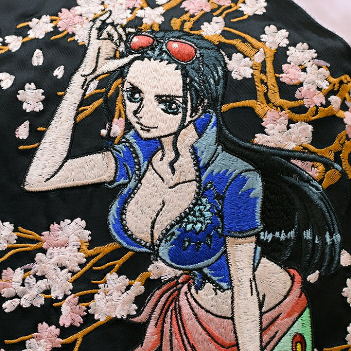 楽天市場】ONE PIECE ナミ・ロビン 総刺繍 リバーシブル スカジャン 