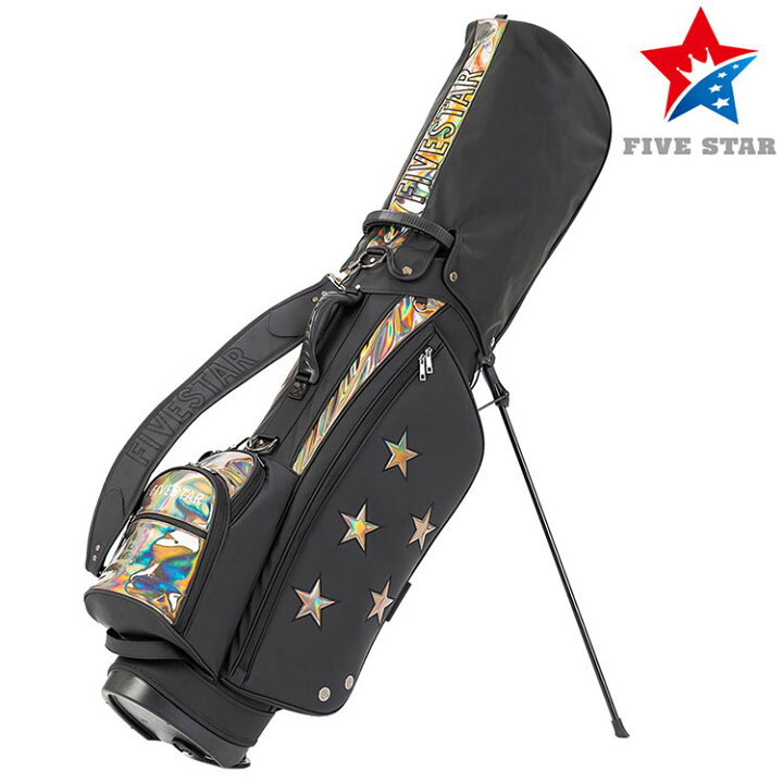 楽天市場】ゴルフバッグ ファイブスター STAR LOGO HOLOGRAM STAND 
