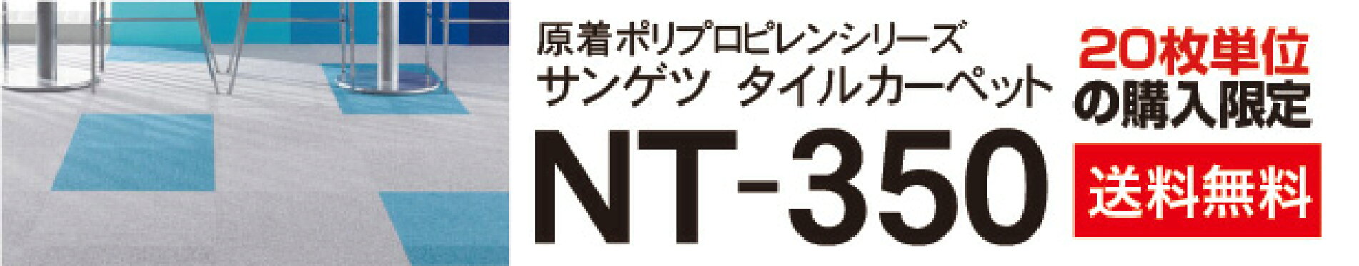 タイルカーペット　サンゲツ　NT-350　20セット