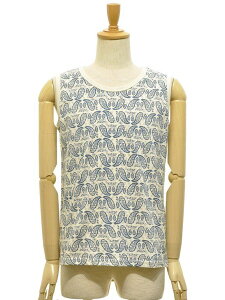 �y���������z�yMEN'S�zA HOPE HEMP �A�z�[�v�w���v HEMP/ORGANIC COTTON PAISLY TANK TOP �w���v�I�[�K�j�b�N�R�b�g�� �y�C�Y���[�^���N�g�b�v 2021 SPRING SUMMER NEW DESIGN! �v�����g�w���v�^���N�I