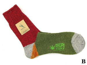 �yMEN'S & WOMEN'S�z�yHSX-271-US�zA HOPE HEMP �A�z�[�v�w���v �^���E�[�������Ɛ؂�ւ� SOCKS �R�ۍ�p������ė������~�g�������\�V�R�@�ۖ��f�� �~�d�l�̃E�[���� �C���������w���v�C�� USA�l �H�~