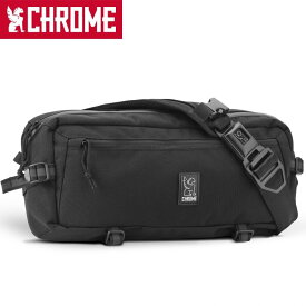 【送料無料】CHROME クローム KADET SLING BAG（カデット） BLACKはミニマルな荷物の持ち運びに最適な最新の全天候型アーバンベルトパック 軽量な1,050デニールナイロンバージョンCHROMEのアイコンであるバックルCHROMEアクセサリーを装着可能なベルクロを搭載したストラップ