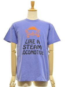 �y���������z�yMEN'S�zDOWN ON THE CORNER �_�E���U�R�[�i�[ LOCOMOTIVE S/S COTTON TEE ���͋C�̗ǂ��痿����TEE�A�菑���̂悤�ȃr�[�g����LIKE A STEAM LOCOMOTIVE�̃t�H���g���D��Ȃ��Ɠ��̔�������������