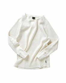 【送料無料】【MEN'S & WOMEN'S】GOHEMP ゴーヘンプ HEMP WAFFLE CREW ヘンプワッフルクルー 程よく厚みがあり安定した生地感オリジナルのヘンプコットンサーマル スウェット感覚でアウターとしても着やすいデザイン 着回しがきくベーシックなサイジング サーマル