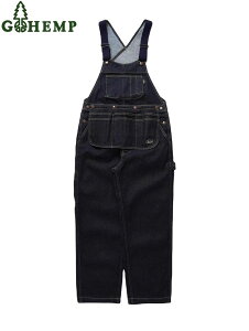 �y���������z�yWOMEN'S�zGOHEMP �i�S�[�w���v�jMIGHTY ALL PANTS with MULTI APRON (ONE WASH) �}�C�e�B�[�I�[���p���c�@���悢������12oz�̒�ԃf�j�����nHEMP COTTON DENIM���g�p�����I�[�o�[�I�[�� �t���̃G�v