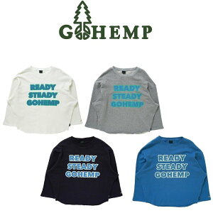 �y���������z�yWOMEN'S�zGOHEMP�S�[�w���v READY STEADY GH LOOSE ROUND 3/4SL TEE ���f�B�X�e�f�B�S�[�w���v���[�Y���E���hT ���������c�鎞����L�����v�̗₦���ݓ��ɂ����x�ǂ�3�V�[�Y��������V�[
