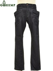�y���������z�yMEN'S�zGOHEMP �i�S�[�w���v�jVENDOR TAPERED SLIM PANTS (ONE WASH)�x���_�[�e�[�p�[�h�X�����p���c�@���悢������12oz�̒�ԃf�j�����nHEMP COTTON DENIM���g�p�����f�j���p���c