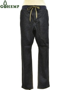 �y���������z�yWOMEN'S�zGOHEMP�i�S�[�w���v�jSLIM RIB PANTS (ONE WASH)�X�������u�p���c�@11.5oz HEMP COTTON DENIM STRETCH���g�p�����X�����f�j���p���c