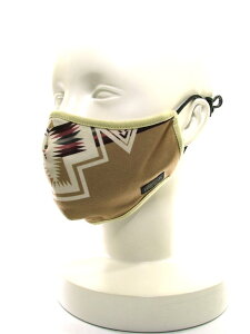 PENDLETON �y���h���g�� HARDING PRINT MASK �n�[�f�B���O�v�����g�}�X�N �\�ʂɃn�[�f�B���O�v�����g�A���ʂ͍R�ې��n���g�p�����}�X�N�A�y���h���g�����S�̒��߃R�[�h
