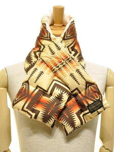 �y���������z�yMEN'S & WOMEN'S�zPENDLETON �y���h���g�� UC DOWN MUFFLER �_�E���}�t���[ �n�[�f�B���O���̃��T�C�N���_�E�����g�p�����}�t���[ �~�ɒg���� NEW COLORS! FALL & WINTER COLLECTION �~�p �h�� �ӂ�