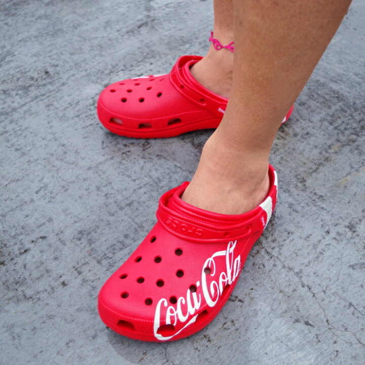 楽天市場】○○ 【SALE：20％OFF】 crocs Coca-Cola Clog Slide 207120  