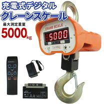 楽天市場】5t クレーンスケール 充電式 デジタルクレーンスケールの通販