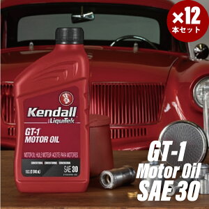 1QT×12{ Kendall Ph GWIC GT-1 Motor Oil with LiquiTek SAE30 SP Ki ŐV ȔRIC }bNXGWIC tH[~