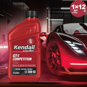 1QT×12{ Kendall Ph GWIC GT-1 Competition Oil with LiquiTek Motor Oil SAE 20W-50 SP Ki ŐV ȔRIC }bNXGWIC LebN tH[~