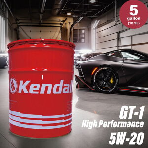 5G(5K 18.9L) Kendall Ph GWIC GT-1 High Performance with LiquiTek Motor Oil SAE 5W-20 SP GF-6 Ki ŐV ȔRIC }bNXGWIC LebN tH[~