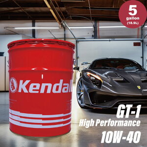 5G(5K 18.9L) Kendall Ph GWIC GT-1 High Performance with LiquiTek Motor Oil SAE 10W-40 SP Ki ŐV ȔRIC }bNXGWIC LebN tH[~