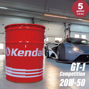 5G(5K 18.9L) Kendall Ph GWIC GT-1 Competition Oil with LiquiTek Motor Oil SAE 20W-50 SP Ki ŐV ȔRIC }bNXGWIC LebN tH[~