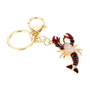 1000円ポッキリ 送料無料 キーホルダー ザリガニ キーリング キーチェーン ギフト プレゼント ロブスター エビ 海洋生物 ポッキリ