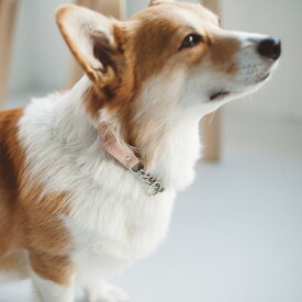 【犬 首輪 革】オリジナル ヌメ ウーブン ハーフチョーク L サイズ犬 首輪 犬の首輪 小型犬 中型犬 革 革製 皮 本革 レザー おしゃれ かわいい