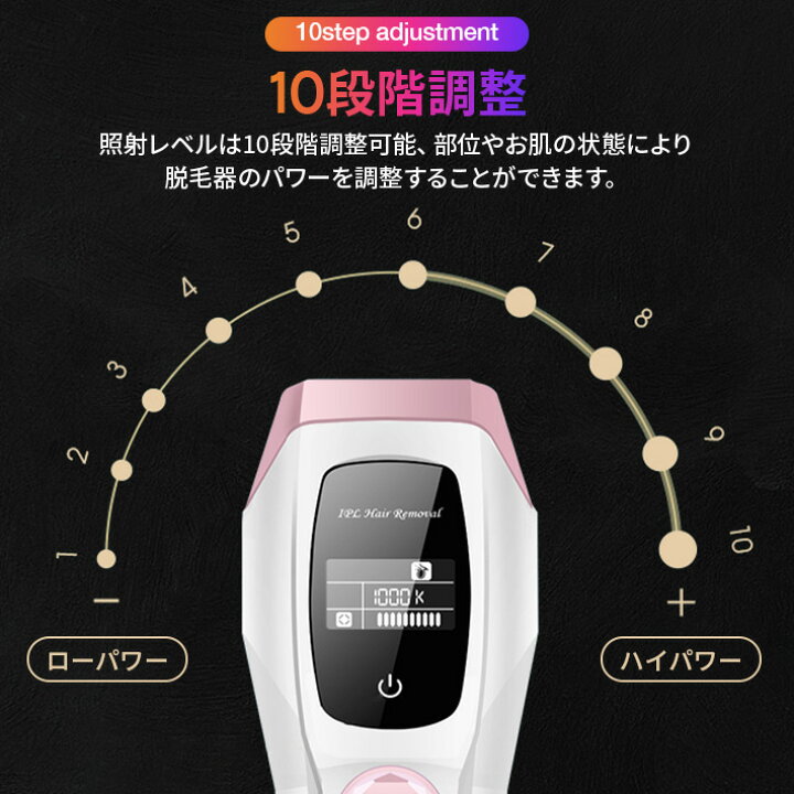 楽天市場】脱毛器 IPLレーザー 光脱毛器 光美容器 全身ムダ毛処理 無痛  