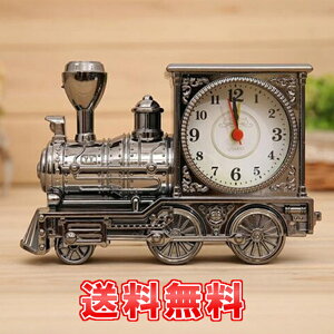 【送料無料】 欧風 汽車 デザイン目覚まし時計 リズム時計 置き時計 電車マニア